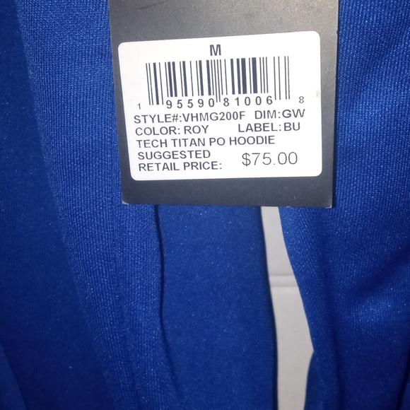 Golden State warriors sweater the sizes medium it's a hoodie color blue - Picture 3 of 10